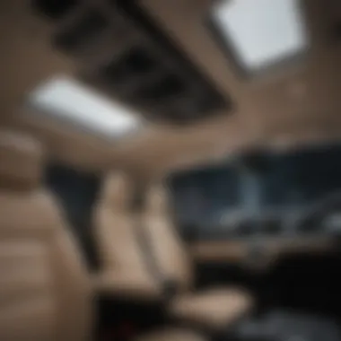 Interior of Chrysler Pacifica Featuring Sunroof Interior view of Chrysler Pacifica showing sunroof