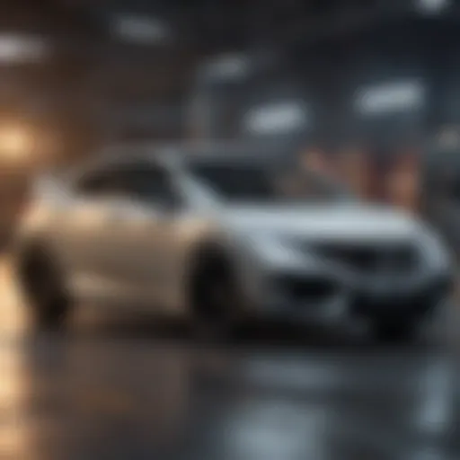 Representation of a car with a recall notice