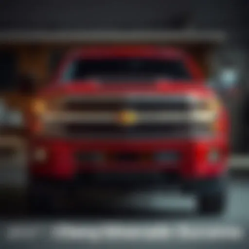 Front view showcasing the bold design of the 2015 Chevy Silverado 2500 Duramax.