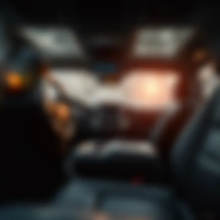 Interior layout highlighting the advanced technology features of the 2015 Chevy Silverado 2500 Duramax.