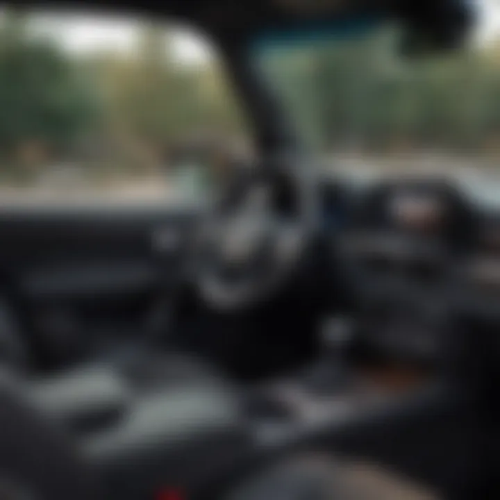 Interior features of the Ford Maverick Lariat highlighting advanced technology