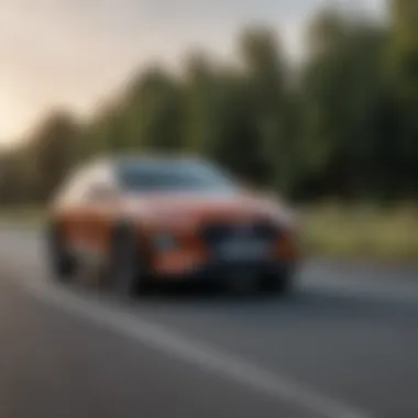 Hyundai Kona Electric on the road demonstrating its driving performance