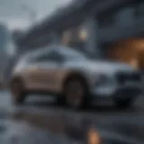Hyundai Kona Electric exterior showcasing its sleek design