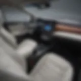 Interior view of the 2019 Nissan Leaf Plus showcasing modern technology