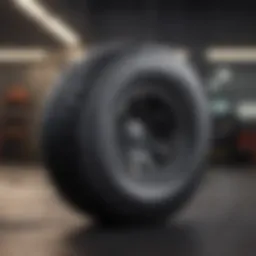 Diverse light truck tire sizes showcased for comparison