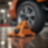 Sleek design of the Team Mechanix Floor Jack showcasing its robust construction.