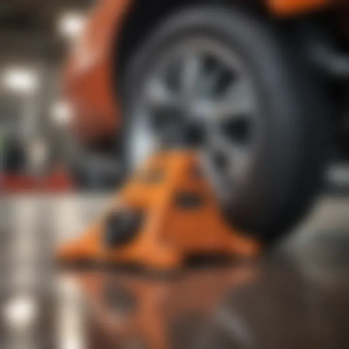 Sleek design of the Team Mechanix Floor Jack showcasing its robust construction.