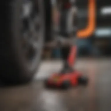 User review section highlighting feedback on the Team Mechanix Floor Jack.