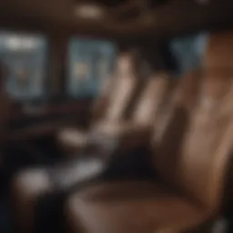 Luxurious interior of the Cadillac Escalade