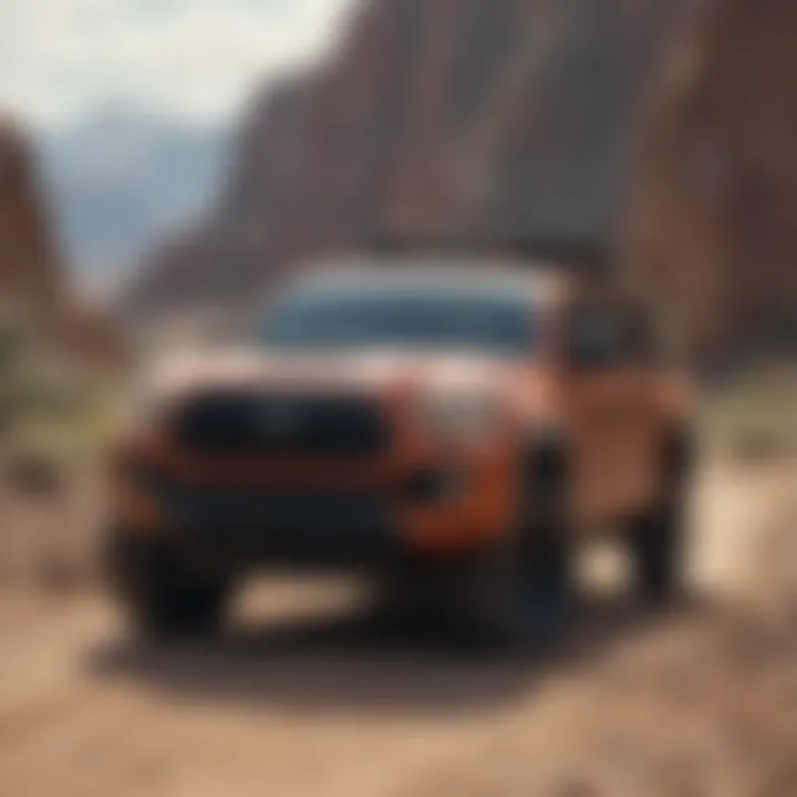 2021 Toyota Tacoma SX navigating through rugged terrain, highlighting its performance capabilities