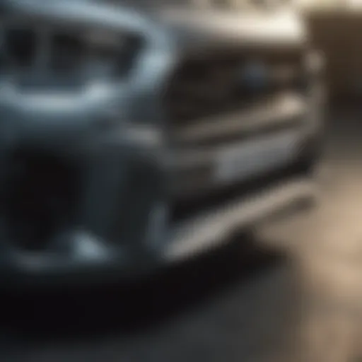 Detailed view of Subaru Forester's internal components