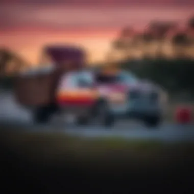 Dodge Ram 2500 Towing Heavy Load Dodge Ram 2500 towing a heavy load, demonstrating its capabilities