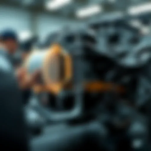 Front air bag suspension system illustration