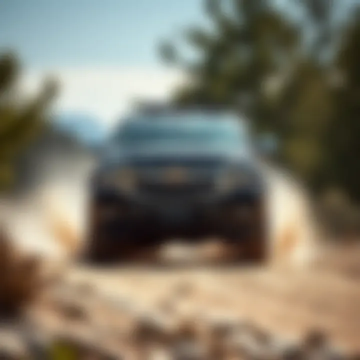 Chevrolet Suburban in action demonstrating its off-road capabilities