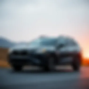 Performance metrics of a flagship seven-passenger SUV emphasizing power and efficiency