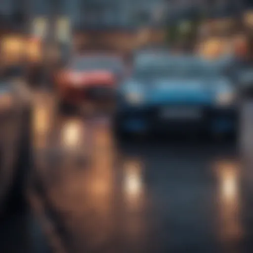 A visual representation of various driver insurance policies