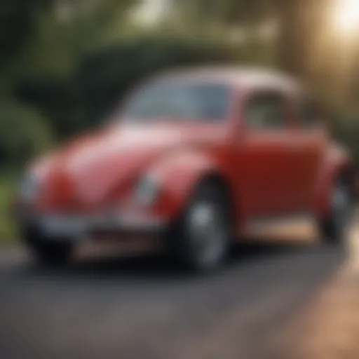 Classic Volkswagen Beetle in pristine condition