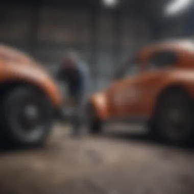 Beetle Maintenance Insights Mechanic performing maintenance on a Beetle