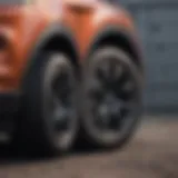 Tire size comparison for 2019 Ford Explorer Sport