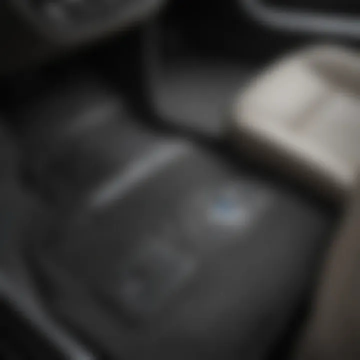 Aesthetic appeal of BMW floor mats enhancing vehicle interior