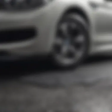 Step-by-step installation of BMW floor mats in a vehicle