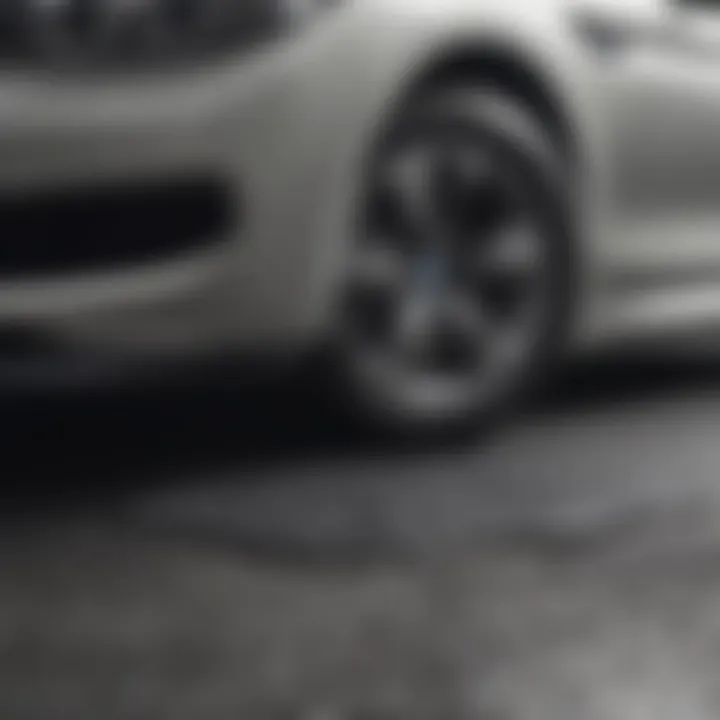 Step-by-step installation of BMW floor mats in a vehicle