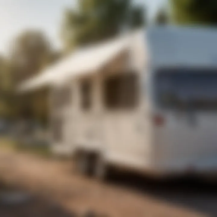 Installation of a caravan cover with ease