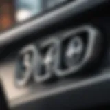 Close-up of a Vehicle Identification Number on a car dashboard