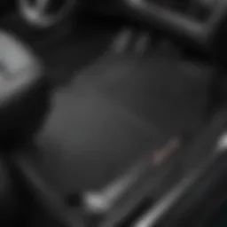 Premium floor mats enhancing the interior of a 2017 Hyundai Elantra SE