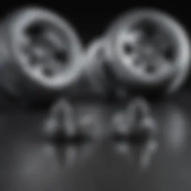 Visual comparison of different types of lug nuts suitable for Ford Fiesta