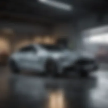 Premium Protection for Mercedes AMG Vehicles High-quality Mercedes AMG car cover protecting a vehicle in a garage.