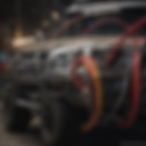 Detailed view of the Nissan Xterra trailer wiring harness