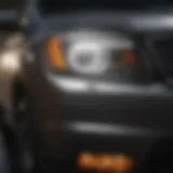 Close-up of a headlight bulb for a Honda Pilot