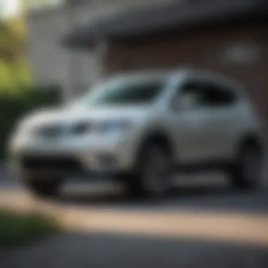 Flawless Finish on Nissan Rogue Nissan Rogue showcasing a flawless finish after touch-up paint