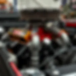 427 Hemi crate engine showcasing its design