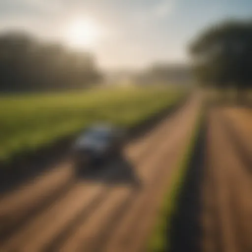 Expansive farmland in Summerville, showcasing diverse crops