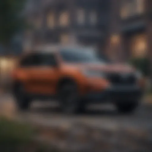 Sleek exterior design of the Honda Passport