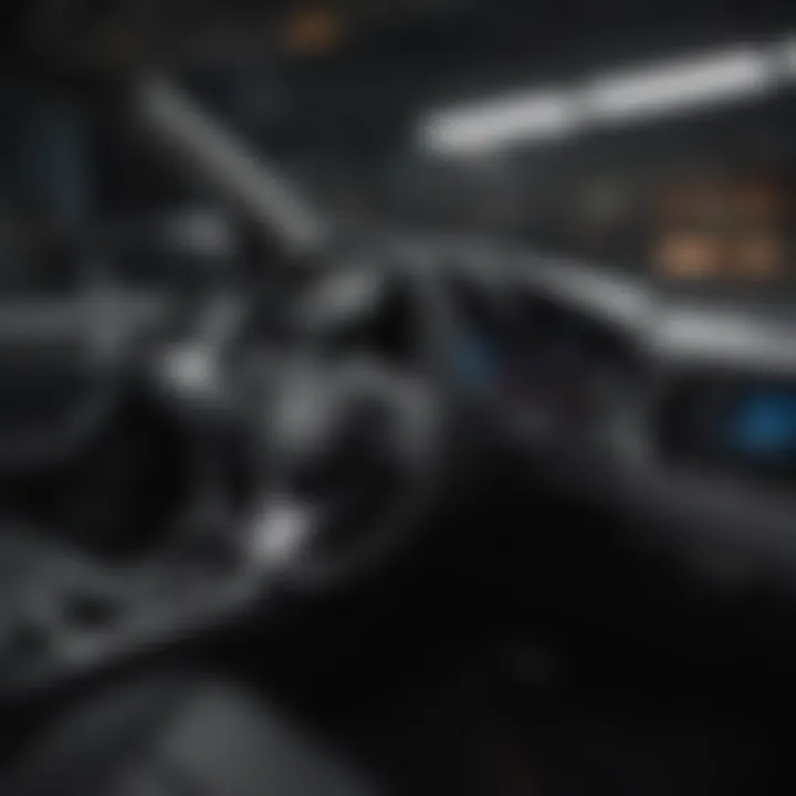 Interior layout showcasing advanced technology features