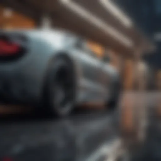A range of vehicle coatings showcasing various finishes and textures