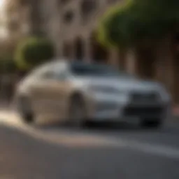 Elegant exterior design of the 2012 Lexus ES 350