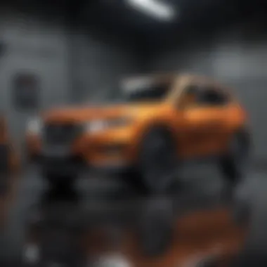 Interior of the Nissan Rogue SL highlighting advanced technology and spacious layout