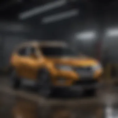 Innovative Safety Features of the Nissan Rogue SL Safety features of the Nissan Rogue SL demonstrated through an interactive display