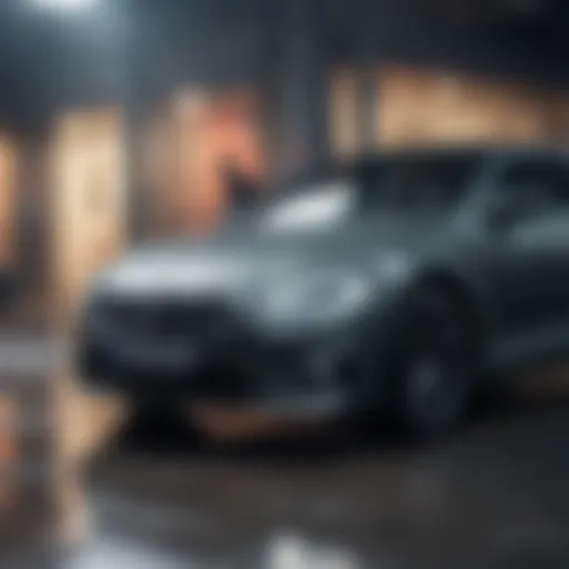 A powerful car steam cleaner in action, showcasing its effectiveness in deep cleaning