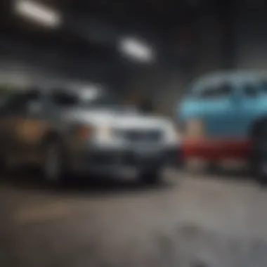 Illustration of a car buyer contemplating vehicle affordability with loans