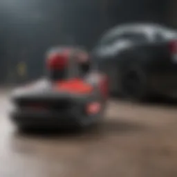 Close-up of Craftsman cordless buffer showcasing its sleek design and controls