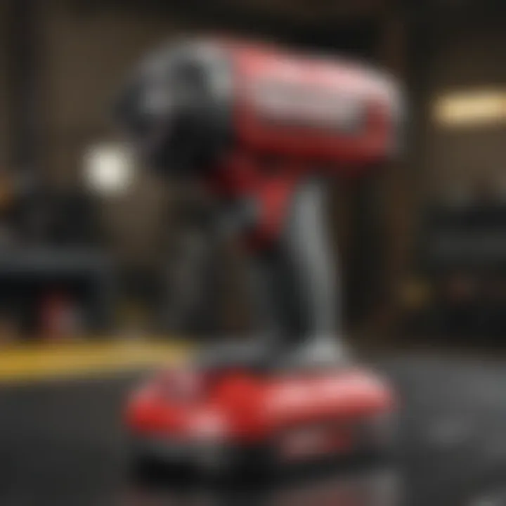 Technical specifications chart of Craftsman cordless buffer highlighting key features