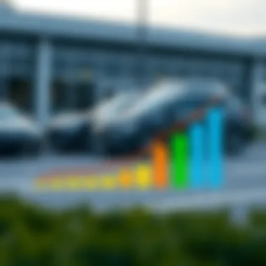 Building Credit Through Car Leasing Graph showing credit score improvement over time