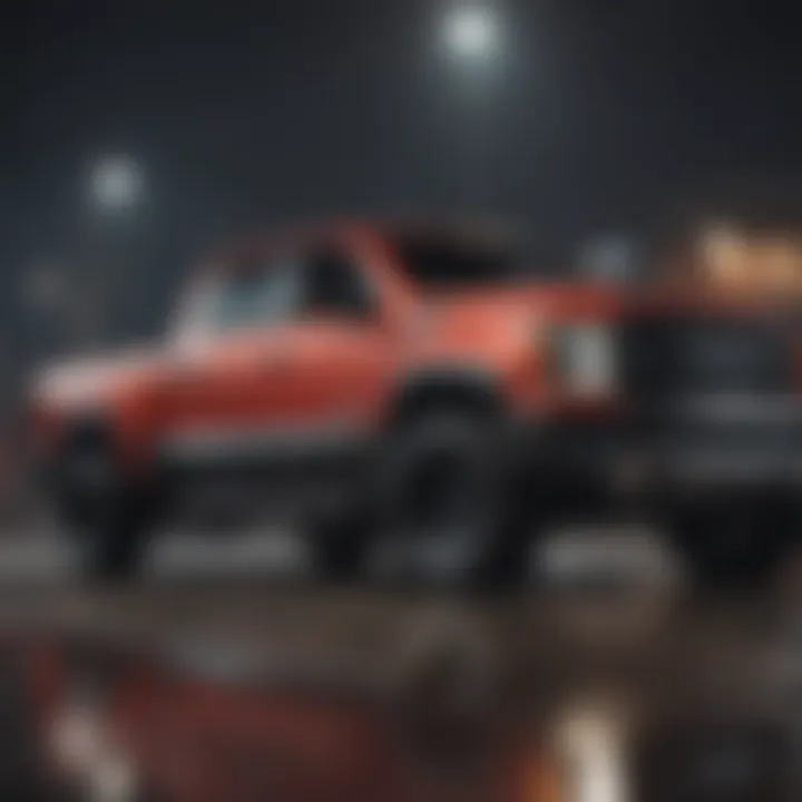Overall cost of ownership of diesel and gas pickups illustrated.
