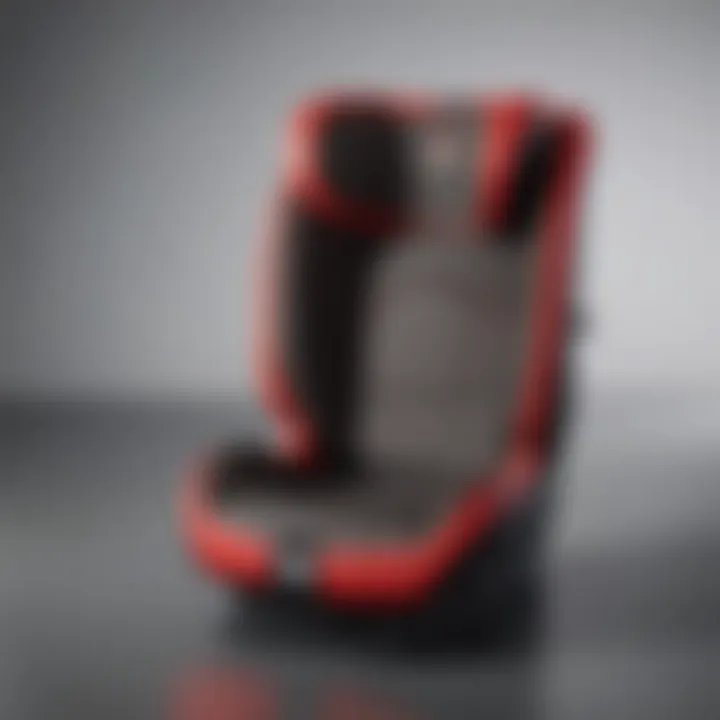 Side view illustrating the adjustments available for the Diono Car Seat Monterey XT