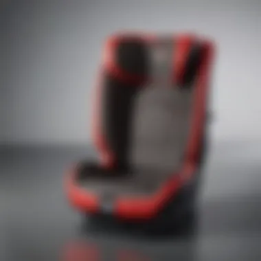Adjustments of the Diono Car Seat Monterey XT Side view illustrating the adjustments available for the Diono Car Seat Monterey XT